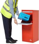 SMART PARCEL BOX Paketbox drau&szlig;en, Standbriefkasten mit Paketfach, Paketbriefkasten