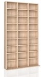 Vicco Cd-Regal Jukebox, Sonoma, 102 x 178 cm, zur stehenden und wandmontierbaren