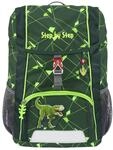 Step by Step Rucksack-Set Kid Shine &bdquo;Dino Night Tyro, mit Sitzkissen, ergonomischer