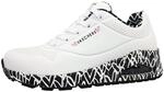 Skechers UNO-Loving Love 155506-WBK, Womens Sneakers, White, 39 EU