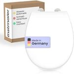 instmaier Alma | Toilettendeckel mit Absenkautomatik | Wei&szlig; | Made in Germany 