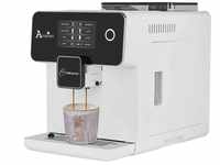 Cremona One Touch Kaffeevollautomat und Espressomaschine mit Milchsystem, weiß