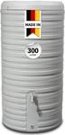 GARANTIA Nordic 2in1 Regentonne 300 Liter steingrau inkl. Pflanzschale - Regentonne,