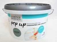 Sch&ouml;ner Wohnen Pep up Renovierfarbe f&uuml;r Kinderm&ouml;bel und Spielzeug 1 l salbeigr&uuml;n