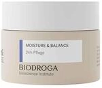 Biodroga 24h Pflege Gesichtscreme 50 ml &ndash; Feuchtigkeitscreme Gesichtspflege