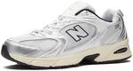 New Balance Unisex Oxford-Gewebe, Wei&szlig;/Grau, 41.5 EU
