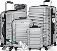 KESSER&reg; 4-TLG. Kofferset Hartschalenkoffer, Reisekoffer 4er-Set S-M-L-XL, Trolley