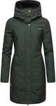 Ragwear Damen warmer Winter Parka Jannisa Intl Dark Olive Gr. XXL