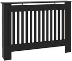 vidaXL Heizk&ouml;rperverkleidung 112x19x81 cm MDF schwarz