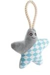 HUNTER Salima Hundespielzeug f&uuml;r Welpen, Stern, grau, 17 cm
