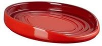 Le Creuset ovale L&ouml;ffelablage aus Steinzeug, Kirschrot, 71507150600099