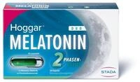 Hoggar Melatonin DUO Kapseln, Schlaftabletten mit 1mg Melatonin, 30 St. 