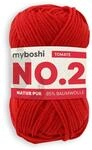 myboshi No.2 Baumwolle zum H&auml;keln, Baby Wolle, vegane Wolle zum Stricken, 60 Grad