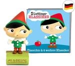 tonies H&ouml;rfiguren f&uuml;r Toniebox, 5 Lieblings-Klassiker &ndash; Pinocchio und 4...