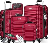 KESSER&reg; 4-TLG. Kofferset Hartschalenkoffer, Reisekoffer 4er-Set S-M-L-XL,...