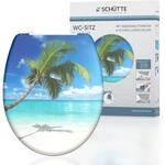 SCH&Uuml;TTE WC-Sitz Duroplast CARRIBEAN, Toilettensitz mit Absenkautomatik und
