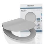 SCH&Uuml;TTE WC-Sitz SLIM mit Absenkautomatik und Schnellverschluss aus Duroplast,