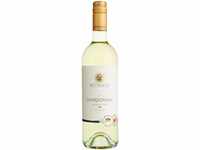 Settesoli Chardonnay vegan– Trockener fruchtiger Weißwein aus Sizilien (1 x 0,75L)