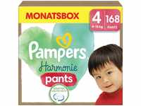 Pampers Harmonie Windeln Pants Baby, Größe 4 (9kg-15kg), Monatsbox, sanfter