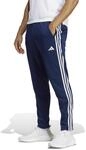 Adidas Herren Train Essentials 3-Stripes Training Pants, Dark Blue/White, S