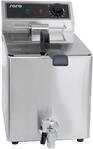 SARO Fritteuse &ndash; 8 L &ndash; Edelstahl &ndash; Temperatur 60&ndash;200 &deg;C &ndash; Ablasshahn &ndash;