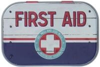 Nostalgic-Art Retro Pillendose, First Aid Blue &ndash; Emergency Supply &ndash; Geschenk-Idee