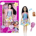Barbie-Puppe f&uuml;r Vorschulkinder, schwarzes Haar, My First Barbie Renee Puppe,