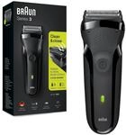 Braun Series 3 Elektrorasierer Herren, Rasierapparat mit 3 Flexiblen Klingen,