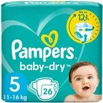 Pampers Baby Windeln Gr&ouml;&szlig;e 5 (11-16kg), 26 St&uuml;ck, Alte Version