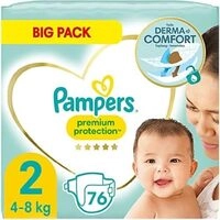 Pampers Premium Protection Gr&ouml;&szlig;e 2, 76 Windeln, 4kg-8kg, Pampers bester Komfort und