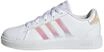 adidas Unisex Kinder Grand Court Lifestyle Lace Tennis Shoes, Cloud White /
