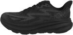 Hoka Damen W Clifton 9 Sneaker, Schwarz, 42 EU