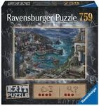 Ravensburger EXIT Puzzle Das Fischerdorf - 759 Teile Escape Puzzle | 759 Teile Escape