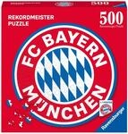 Ravensburger Puzzle 17452 - FC Bayern Logo - 500 Teile FC Bayern M&uuml;nchen Rundpuzzle