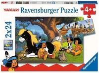 Ravensburger Kinderpuzzle 05577 - Yakari und Seine Freunde - 2x24 Teile Yakari Puzzle
