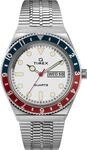 Timex Herren Analog Uhr Q Reissue mit Edelstahl Armband