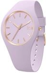 Ice-Watch - ICE glam brushed Lavender - Lila Damenuhr mit Silikonarmband - 019526