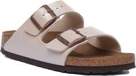 Birkenstock Mayari Birko-Flor Graceful Pearl White Schmale Weite Gr. 41