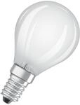 OSRAM Filament LED Lampe mit E14 Sockel, Warmweiss (2700K), Tropfenform, 4W, Ersatz