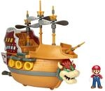 Super Mario Deluxe Bowsers Luftschiff-Spielset mit Mario-Actionfigur