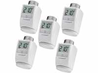 Homematic IP Smart Home Heizkörperthermostat 5er-Set, digitaler Thermostat...