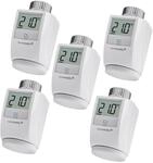 Homematic IP Smart Home Heizk&ouml;rperthermostat 5er-Set, digitaler Thermostat...