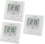 Homematic IP Smart Home 3er-Set Wandthermostat (gro&szlig;es Display mit Tasten (3er-Set))