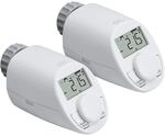 eqiva Elektronik-Heizk&ouml;rperthermostat Model N, 2er-Set, Wei&szlig;