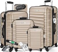 KESSER&reg; 4tlg. Hartschalenkofferset Hartschalenkoffer Reisekoffer Set Reisekofferset