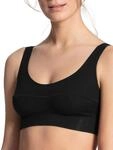 CALIDA Elastic Bustier Damen, mit breitem Softbund, atmungsaktive und weiche Single