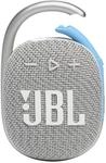 JBL Clip 4 Eco Bluetooth Lautsprecher aus recyceltem Material - Wei&szlig; &ndash;