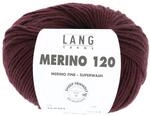 LANG YARNS Merino 120 - Farbe: Bordeaux (0364) - 50 g / ca. 120 m Wolle