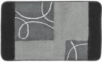 Kleine Wolke Badteppich Curly grau 60 x 100 cm
