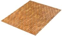 Kleine Wolke Badematte aus Bambus PALITO Natur 50 x 70 cm | Rutschhemmende
